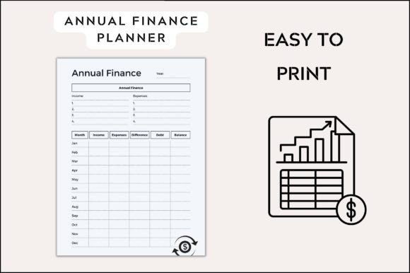 Annual Financial Planner: A Designer's Tool for Visual Clarity