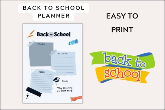Back to School Planner: A Designer's Guide to Visual Organization