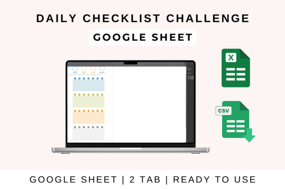 Daily Checklist Challenge Template: A Designer's Tool for Consistency