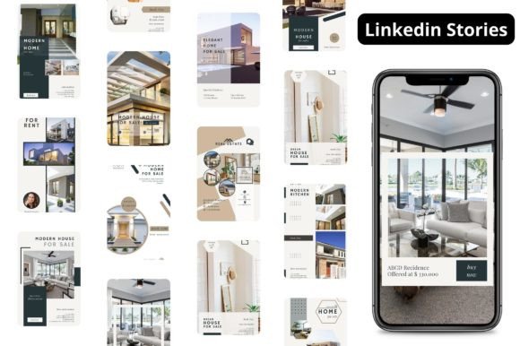 Elevate Your Real Estate Brand with LinkedIn Stories Templates