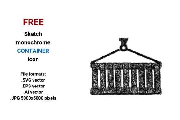 FREE Sketch Container Icon: A Versatile Design Asset