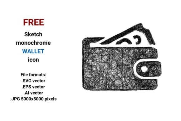 Free Sketch Wallet Icon: A Designer's Essential Asset