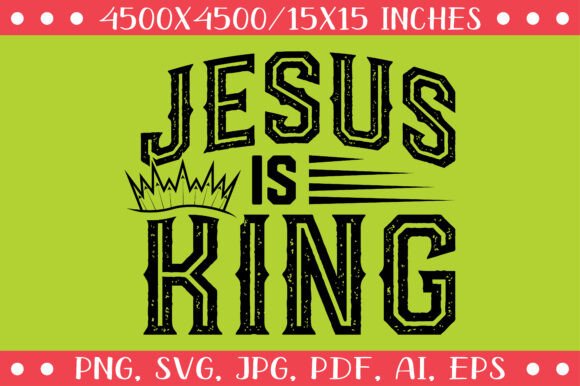 Jesus is King: Vector Art for Impactful Design