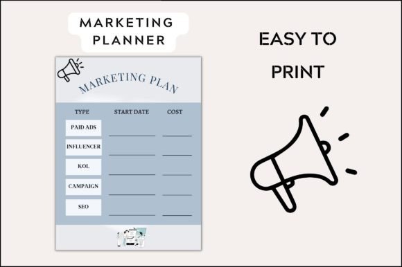 Marketing Planner Template: Streamline Your Strategy