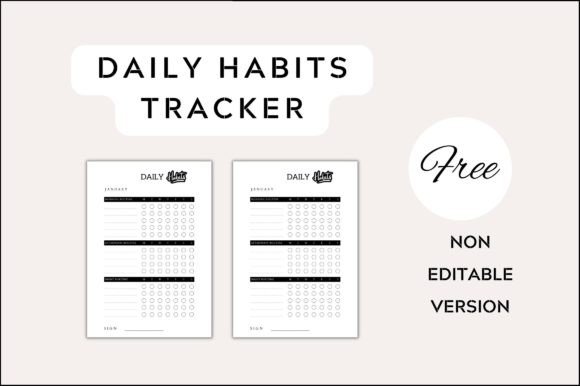 Streamline Your Routine with a Daily Habits Tracker