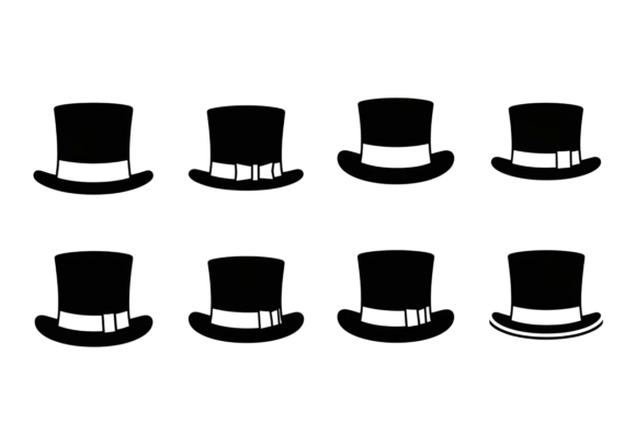 Top Hat Vector Icons Silhouette: A Guide for Modern Designers